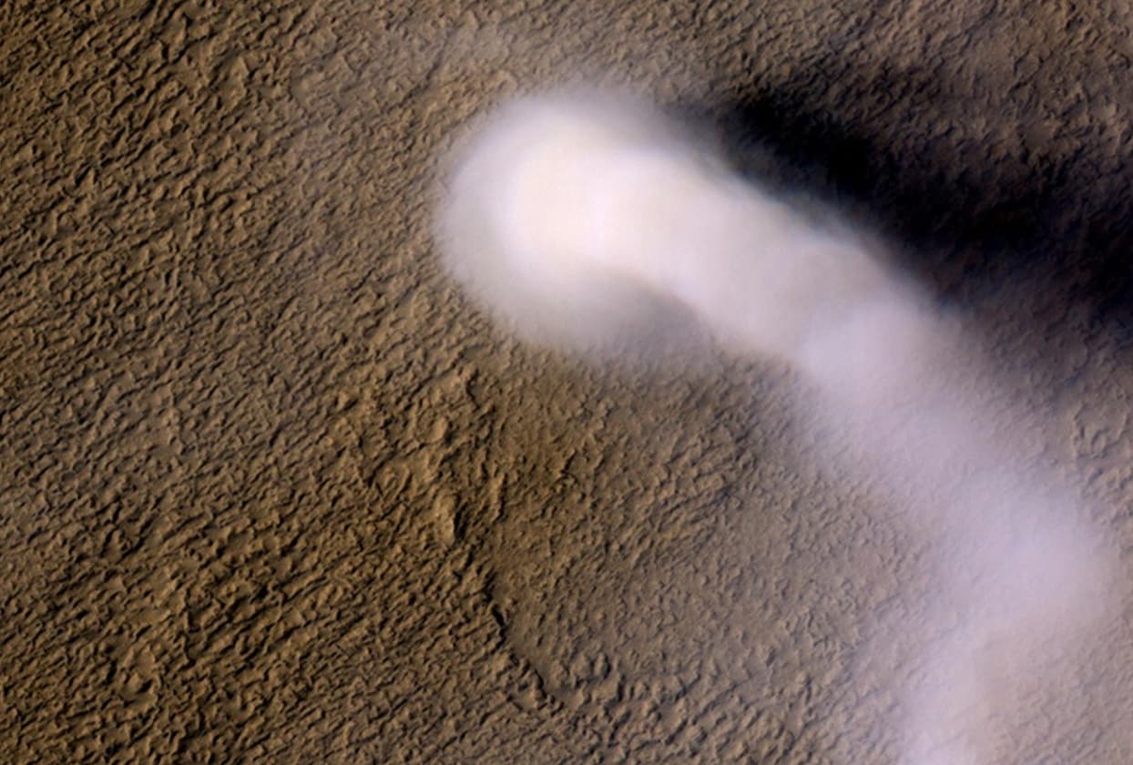 dust storms on mars